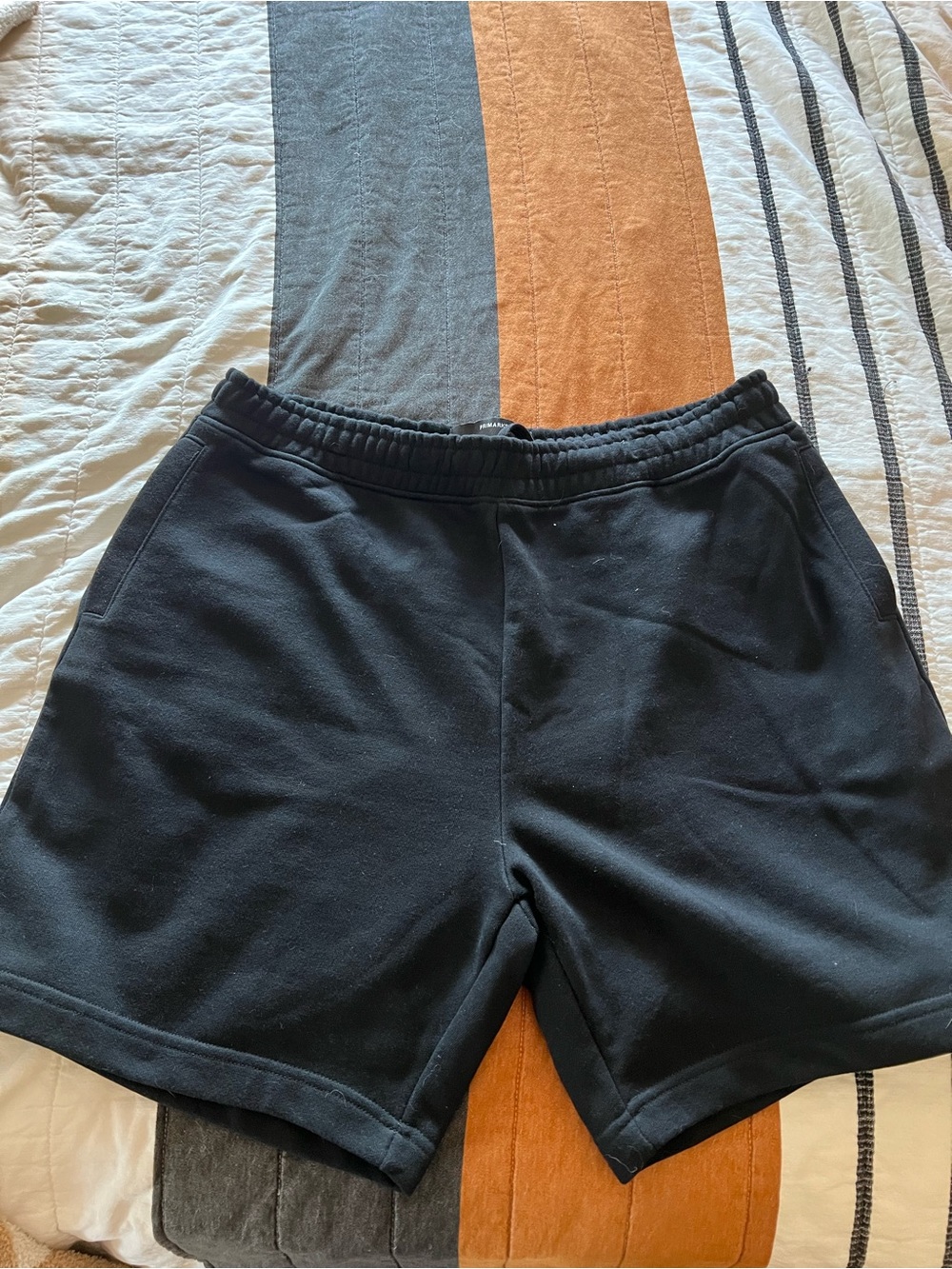 Primark Black Men's Athletic Drawstring Shorts